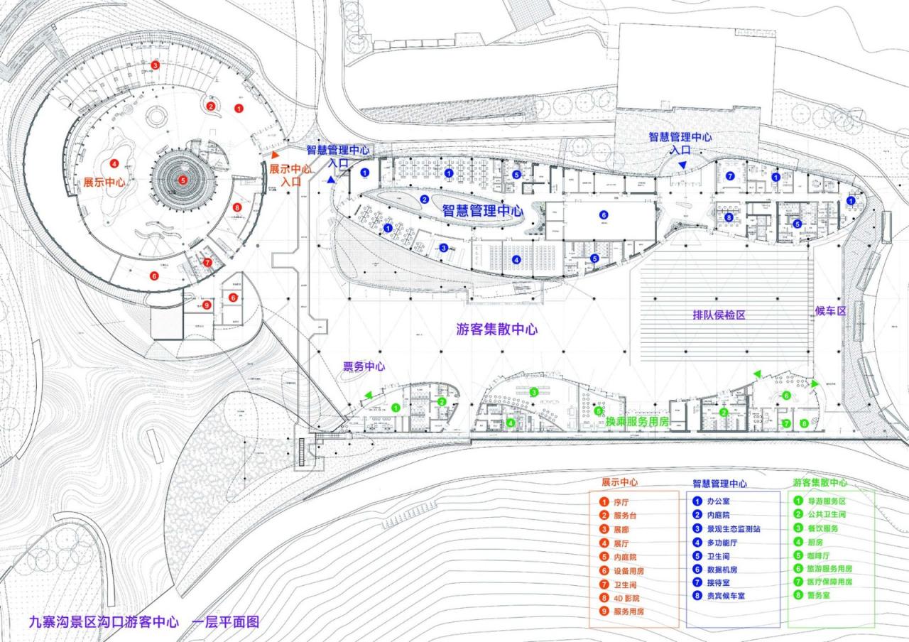 BIM建筑|九寨沟景区沟口立体式游客服务中心 / 清华大学建筑设计研究院 BIM建筑|九寨沟景区沟口立体式游客服务中心 / 清华大学建筑设计研究院