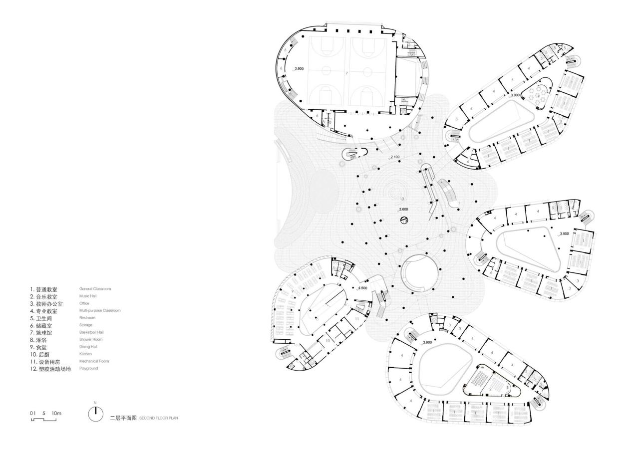 BIM建筑|海口江东寰岛实验学校 / 迹·建筑事务所 BIM建筑|海口江东寰岛实验学校 / 迹·建筑事务所