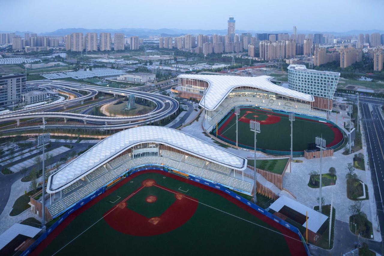 BIM建筑|杭州亚运会棒垒球体育文化中心 / 浙大院-建筑四院 BIM建筑|杭州亚运会棒垒球体育文化中心 / 浙大院-建筑四院