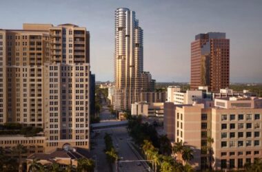 BIM建筑|ODA为劳德代尔堡设计圆柱形摩天大楼-BIM建筑网