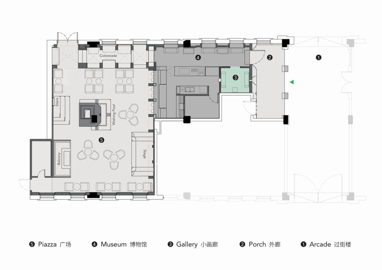 BIM建筑|Piazza in a room:Mapoly Coffee满坡栗咖啡(历史博物馆店) / Wutopia Lab BIM建筑|Piazza in a room:Mapoly Coffee满坡栗咖啡(历史博物馆店) / Wutopia Lab