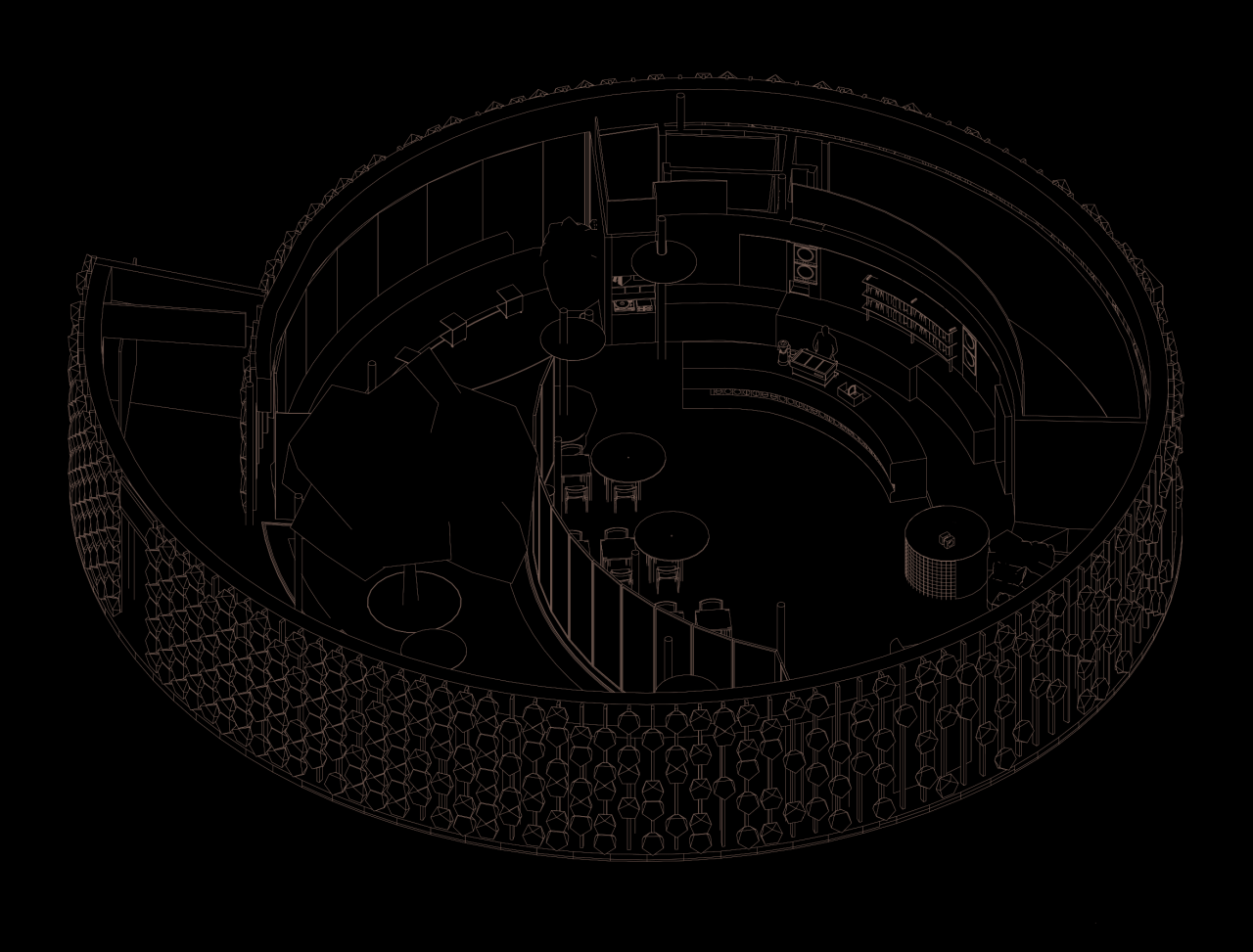 BIM建筑|青枫树下的LOAM瓷屋咖啡 / 八荒设计 BIM建筑|青枫树下的LOAM瓷屋咖啡 / 八荒设计