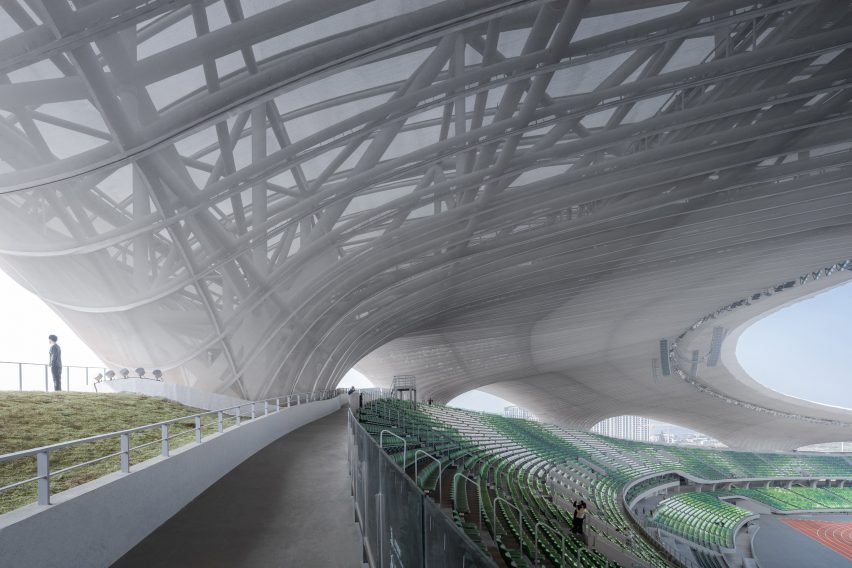 BIM建筑|MAD设计的衢州体育场建成 BIM建筑|MAD设计的衢州体育场建成