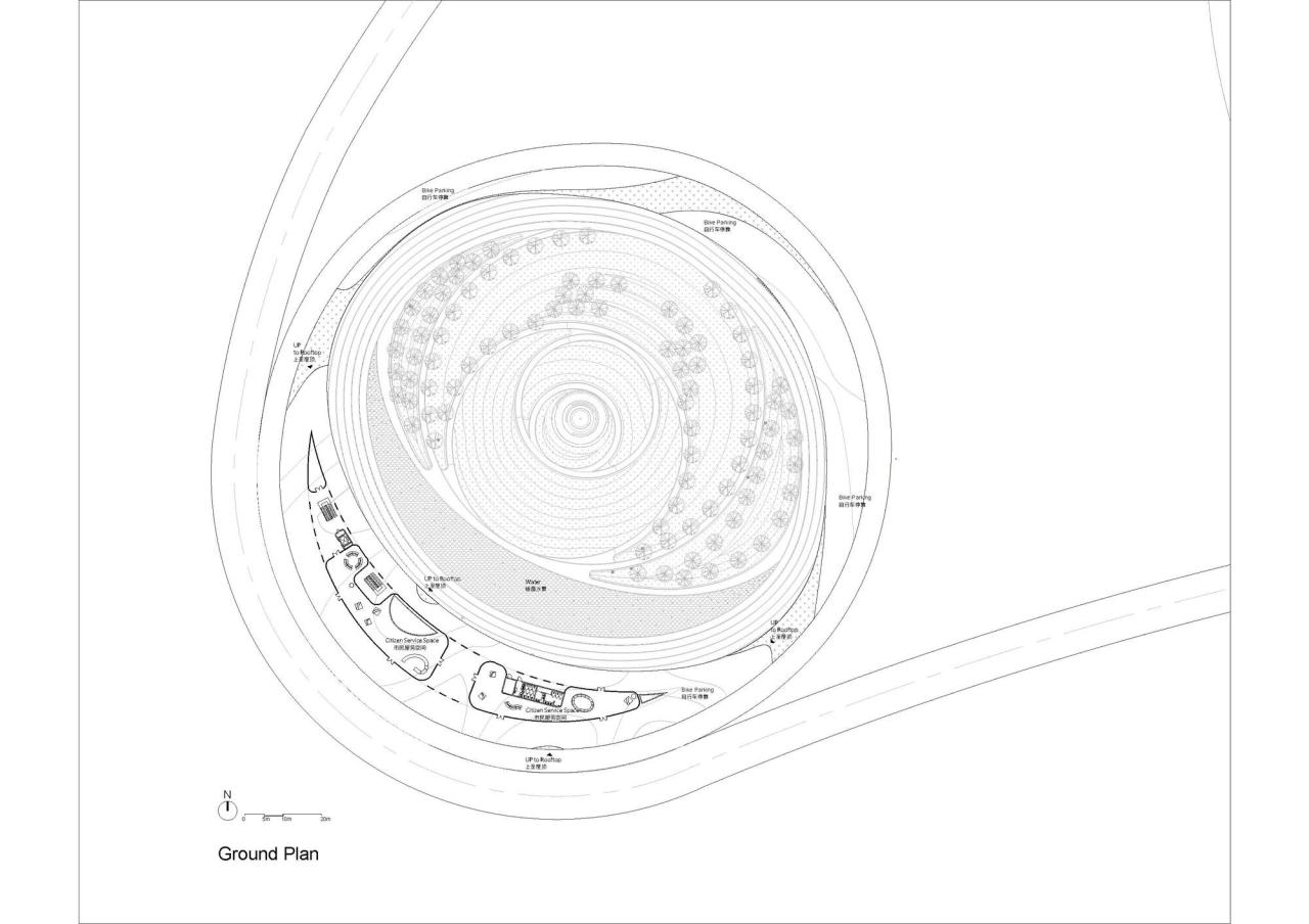 BIM建筑|天空之山,海口湾6号海滨驿站 / 藤本壮介建筑事务所 BIM建筑|天空之山,海口湾6号海滨驿站 / 藤本壮介建筑事务所