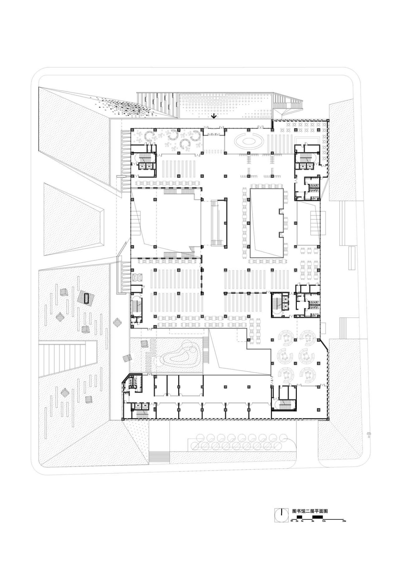 BIM建筑|西北农林科技大学北校区图书馆 / 华南理工大学建筑设计研究院 陶郅工作室 BIM建筑|西北农林科技大学北校区图书馆 / 华南理工大学建筑设计研究院 陶郅工作室