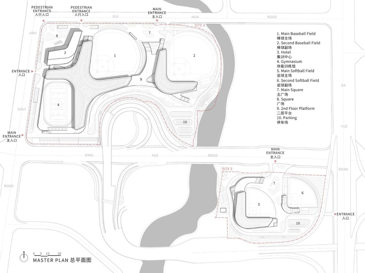 BIM建筑|杭州亚运会棒垒球体育文化中心 / 浙大院-建筑四院 BIM建筑|杭州亚运会棒垒球体育文化中心 / 浙大院-建筑四院