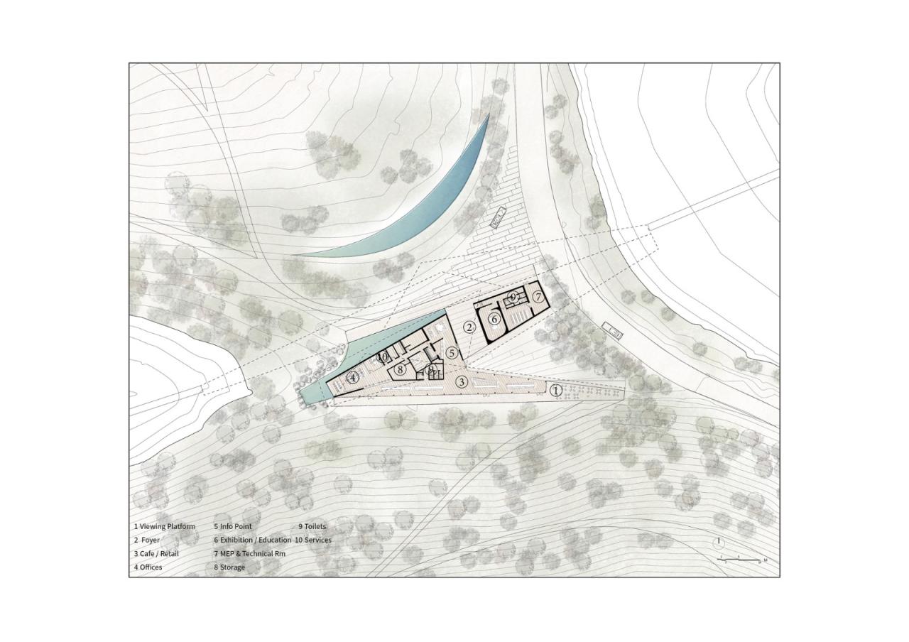 BIM建筑|展开叙事:世界遗产布特林特国家公园游客中心竞赛 / 隈研吾 BIM建筑|展开叙事:世界遗产布特林特国家公园游客中心竞赛 / 隈研吾