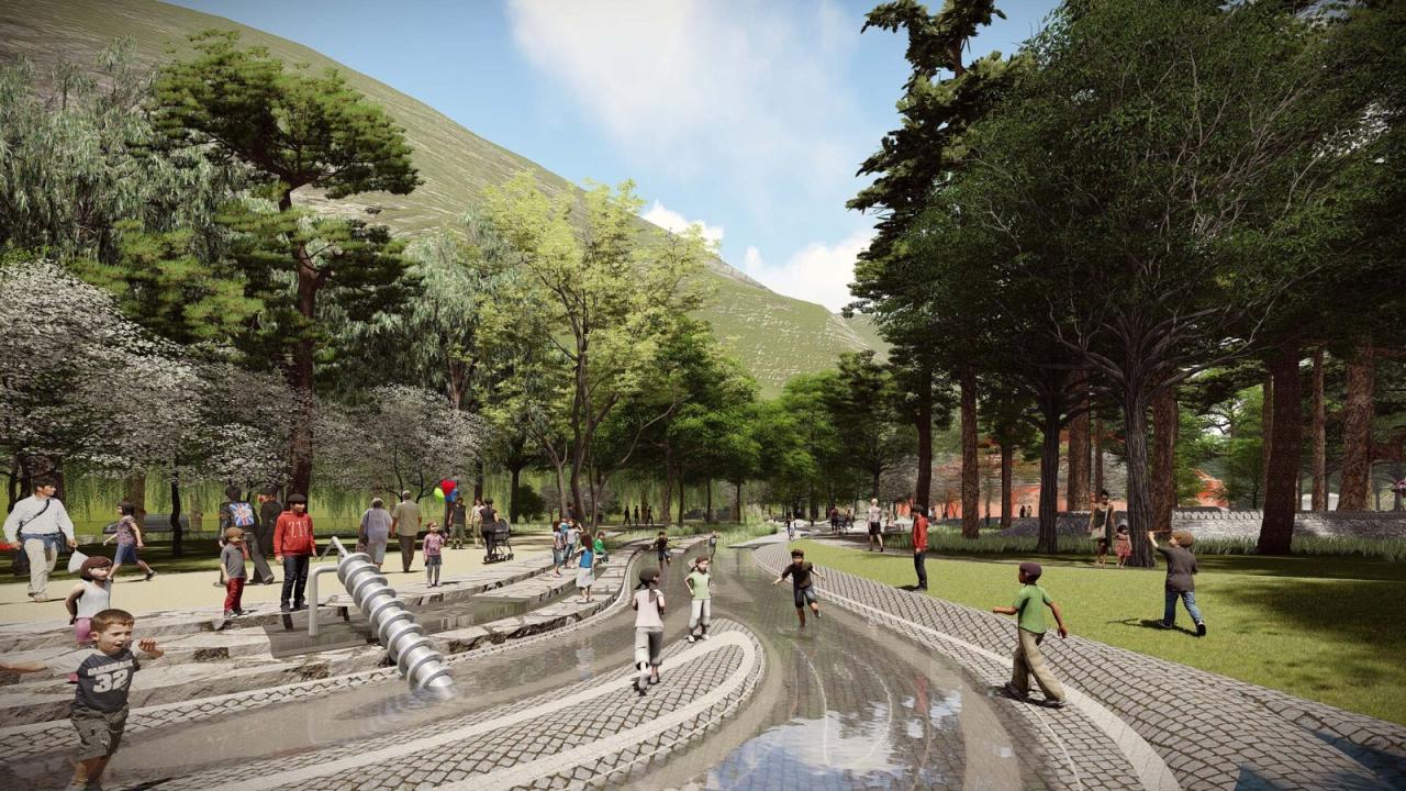 BIM建筑|九寨沟景区沟口立体式游客服务中心 / 清华大学建筑设计研究院 BIM建筑|九寨沟景区沟口立体式游客服务中心 / 清华大学建筑设计研究院