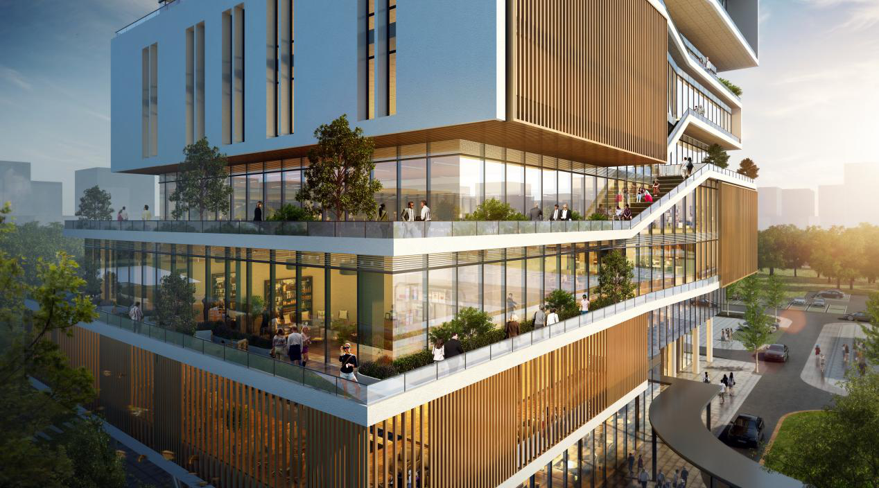 BIM建筑|立于水乡新区的精神堡垒:东莞水乡科创二期 / 森磊国际 BIM建筑|立于水乡新区的精神堡垒:东莞水乡科创二期 / 森磊国际