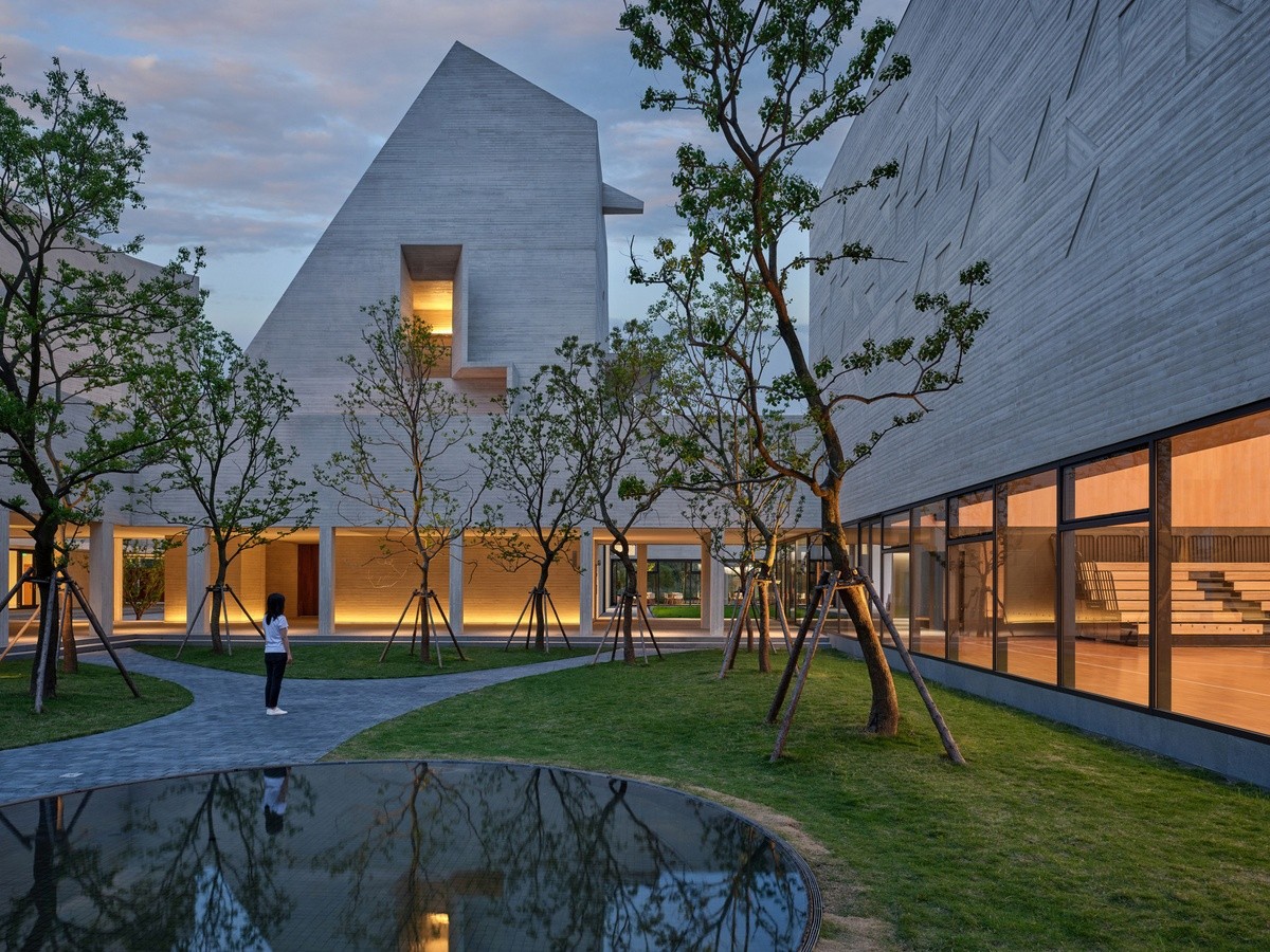 BIM建筑|山峰书院,苏州山峰双语学校文体中心 / OPEN 建筑事务所 BIM建筑|山峰书院,苏州山峰双语学校文体中心 / OPEN 建筑事务所