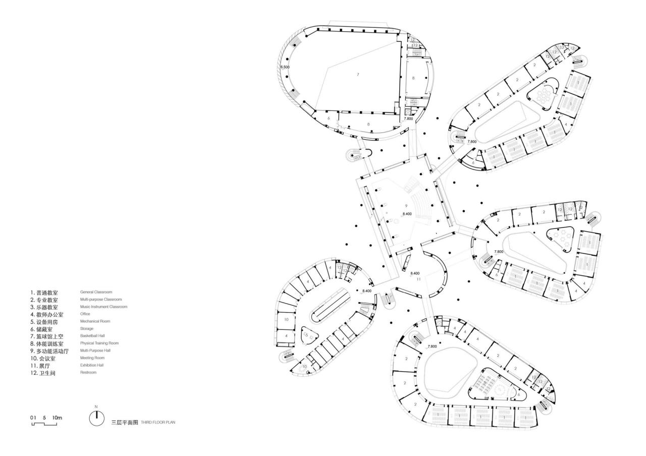 BIM建筑|海口江东寰岛实验学校 / 迹·建筑事务所 BIM建筑|海口江东寰岛实验学校 / 迹·建筑事务所