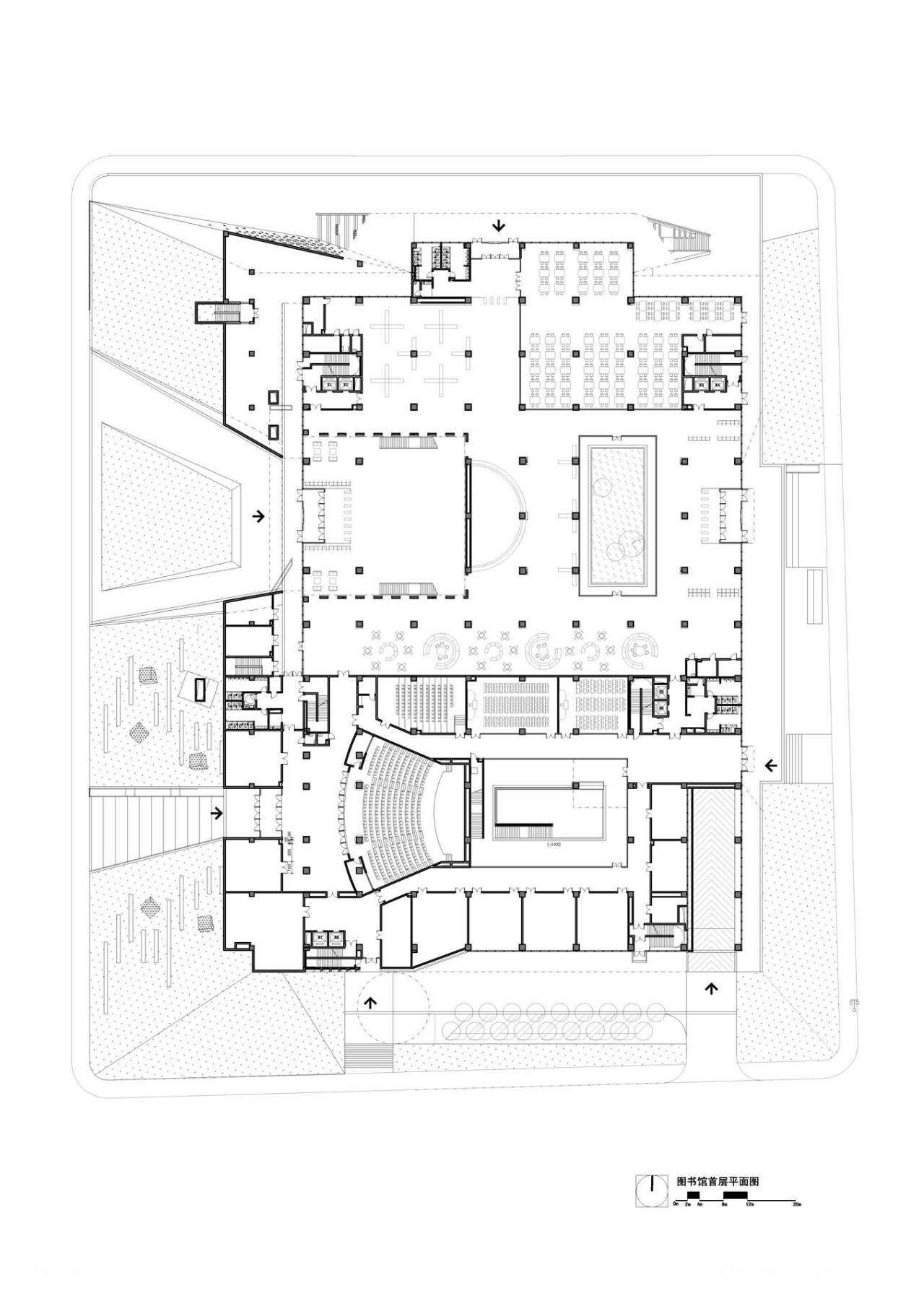 BIM建筑|西北农林科技大学北校区图书馆 / 华南理工大学建筑设计研究院 陶郅工作室 BIM建筑|西北农林科技大学北校区图书馆 / 华南理工大学建筑设计研究院 陶郅工作室