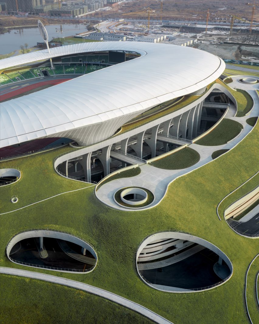 BIM建筑|MAD设计的衢州体育场建成 BIM建筑|MAD设计的衢州体育场建成