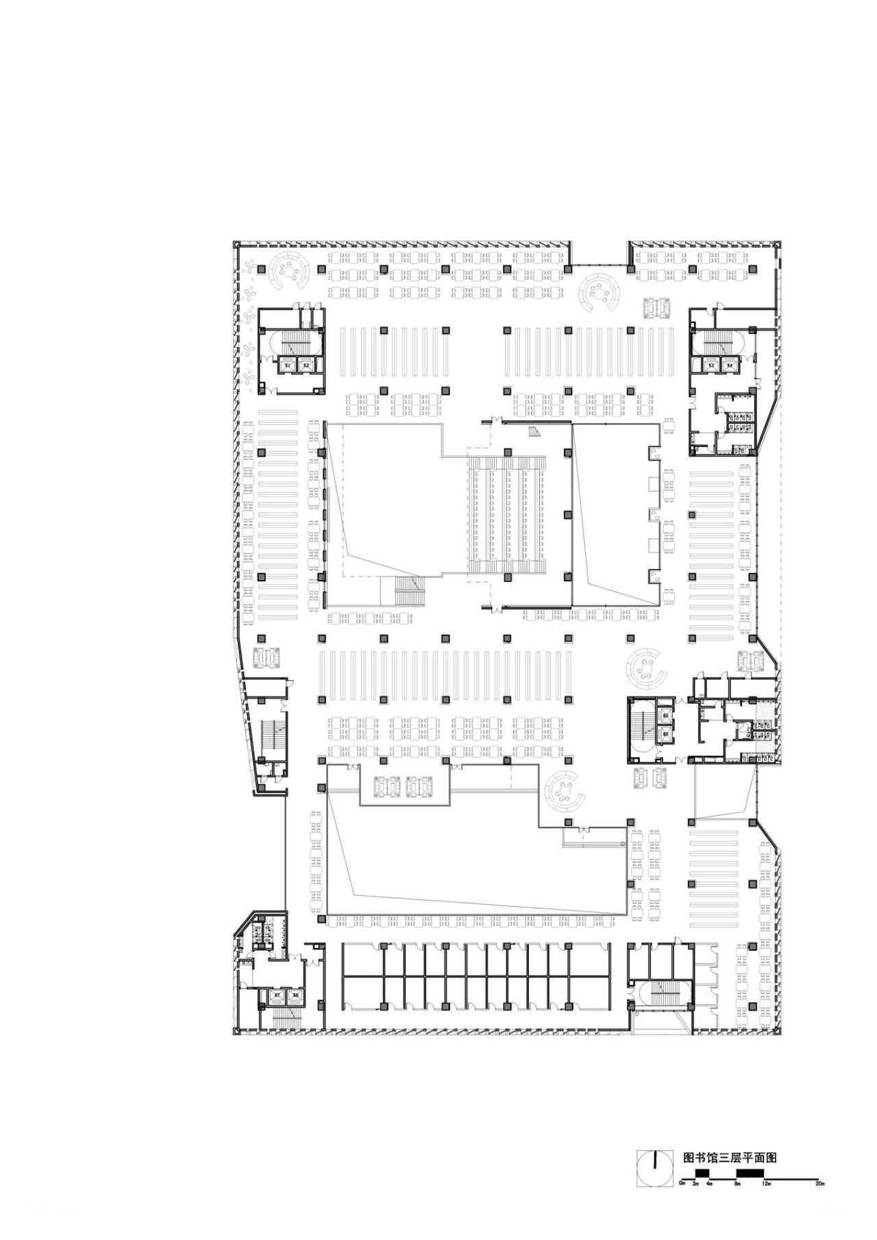 BIM建筑|西北农林科技大学北校区图书馆 / 华南理工大学建筑设计研究院 陶郅工作室 BIM建筑|西北农林科技大学北校区图书馆 / 华南理工大学建筑设计研究院 陶郅工作室
