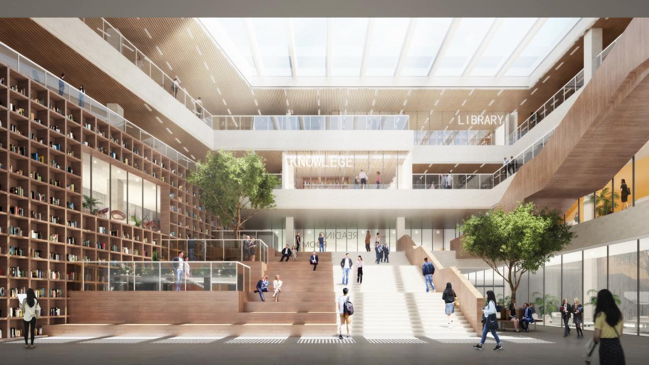 BIM建筑|折叠校园·苏州金堰路高中 / 简和建筑 BIM建筑|折叠校园·苏州金堰路高中 / 简和建筑