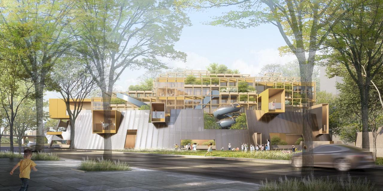 BIM建筑|三里亭幼儿园:点亮社区的星火 / goa大象设计+江南管理中标方案 BIM建筑|三里亭幼儿园:点亮社区的星火 / goa大象设计+江南管理中标方案