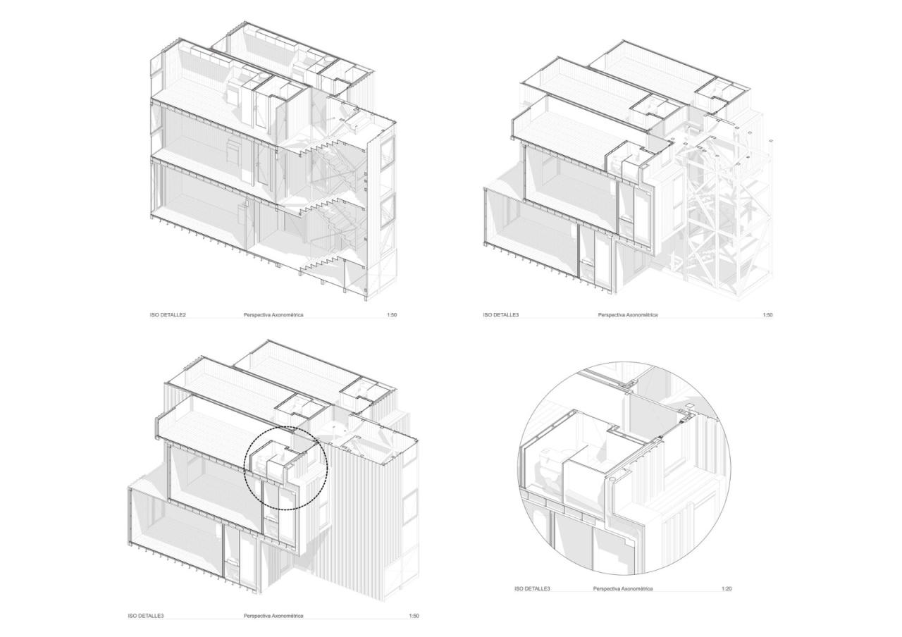 BIM建筑|集装箱宿舍 / Ian Hsü + Gabriel Rudolphy BIM建筑|集装箱宿舍 / Ian Hsü + Gabriel Rudolphy
