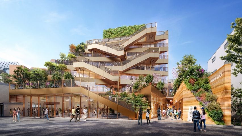 BIM建筑|OMA设计东京阶梯式购物中心“原宿探索” BIM建筑|OMA设计东京阶梯式购物中心“原宿探索”