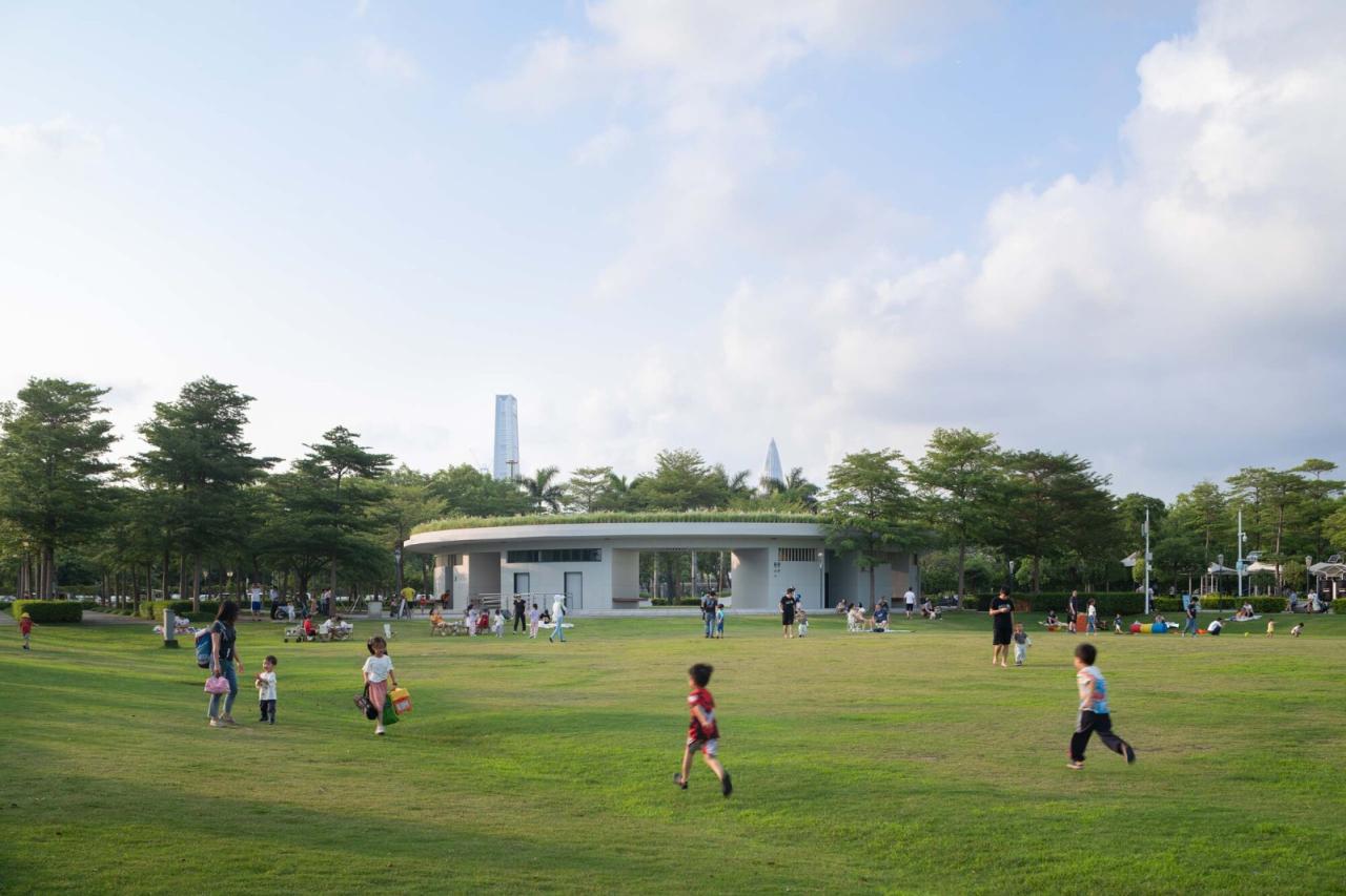 BIM建筑|深圳湾公园海风运动广场公厕设计 / CCDI 21设计工作室 BIM建筑|深圳湾公园海风运动广场公厕设计 / CCDI 21设计工作室