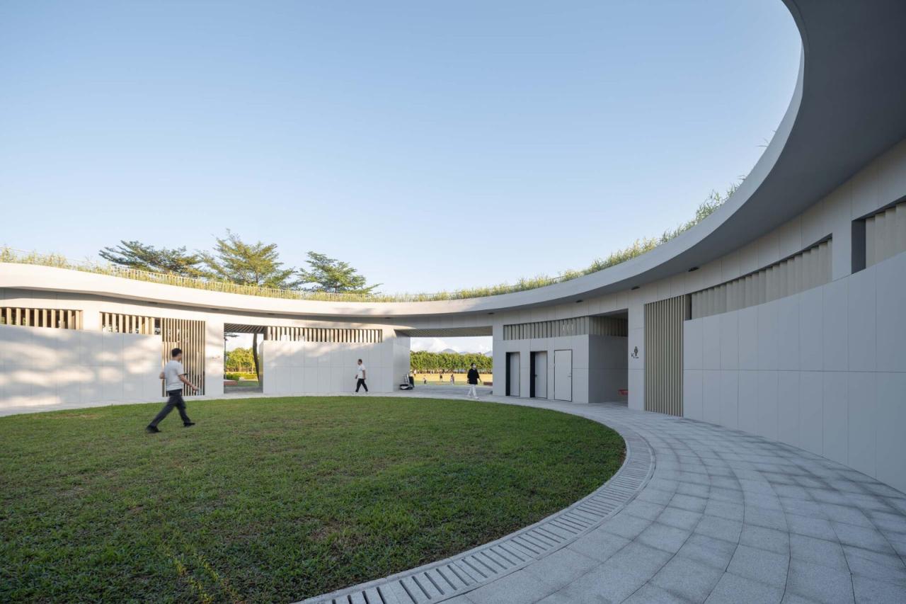 BIM建筑|深圳湾公园海风运动广场公厕设计 / CCDI 21设计工作室 BIM建筑|深圳湾公园海风运动广场公厕设计 / CCDI 21设计工作室