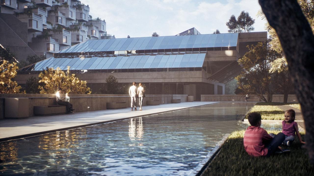 BIM建筑|数字科技重筑建筑理想: HILLSIDE,以虚幻引擎5与RealityCapture 重现栖息地67的最初愿景 / 萨夫迪建筑事务所 BIM建筑|数字科技重筑建筑理想: HILLSIDE,以虚幻引擎5与RealityCapture 重现栖息地67的最初愿景 / 萨夫迪建筑事务所