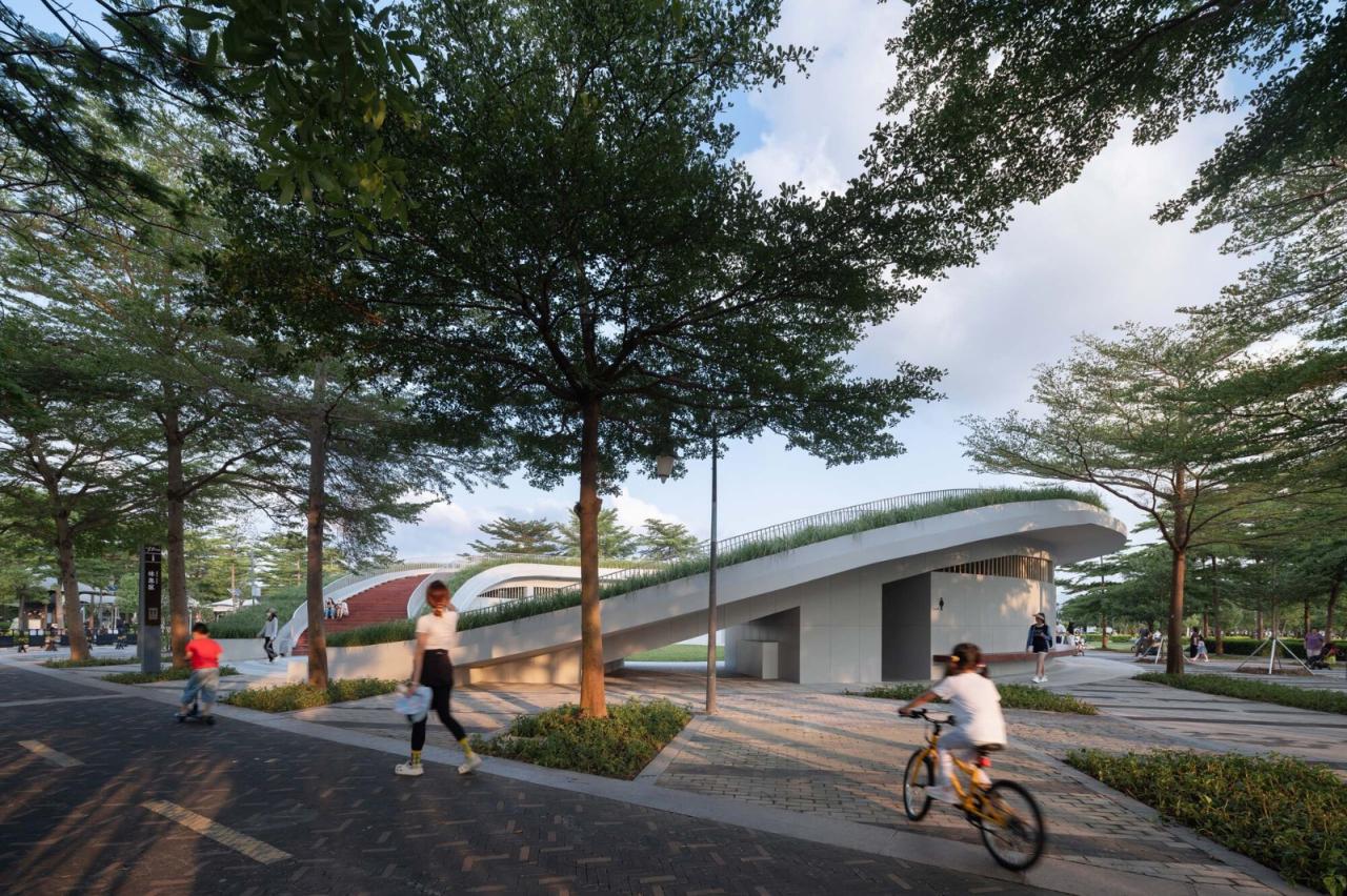 BIM建筑|深圳湾公园海风运动广场公厕设计 / CCDI 21设计工作室 BIM建筑|深圳湾公园海风运动广场公厕设计 / CCDI 21设计工作室