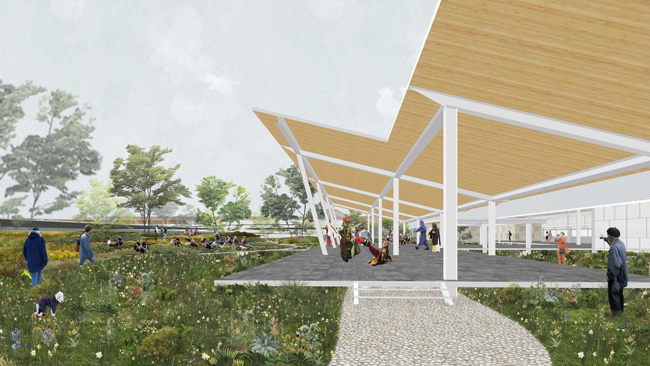 BIM建筑|瞬间公园 INSTANT PARK:甬台温高速公路改扩建工程院桥服务区设计方案 / 也似建筑 BIM建筑|瞬间公园 INSTANT PARK:甬台温高速公路改扩建工程院桥服务区设计方案 / 也似建筑