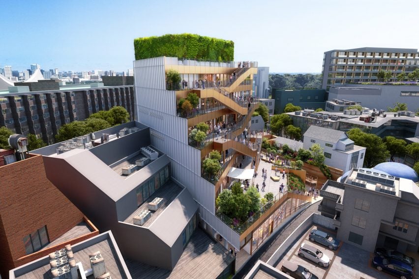 BIM建筑|OMA设计东京阶梯式购物中心“原宿探索” BIM建筑|OMA设计东京阶梯式购物中心“原宿探索”