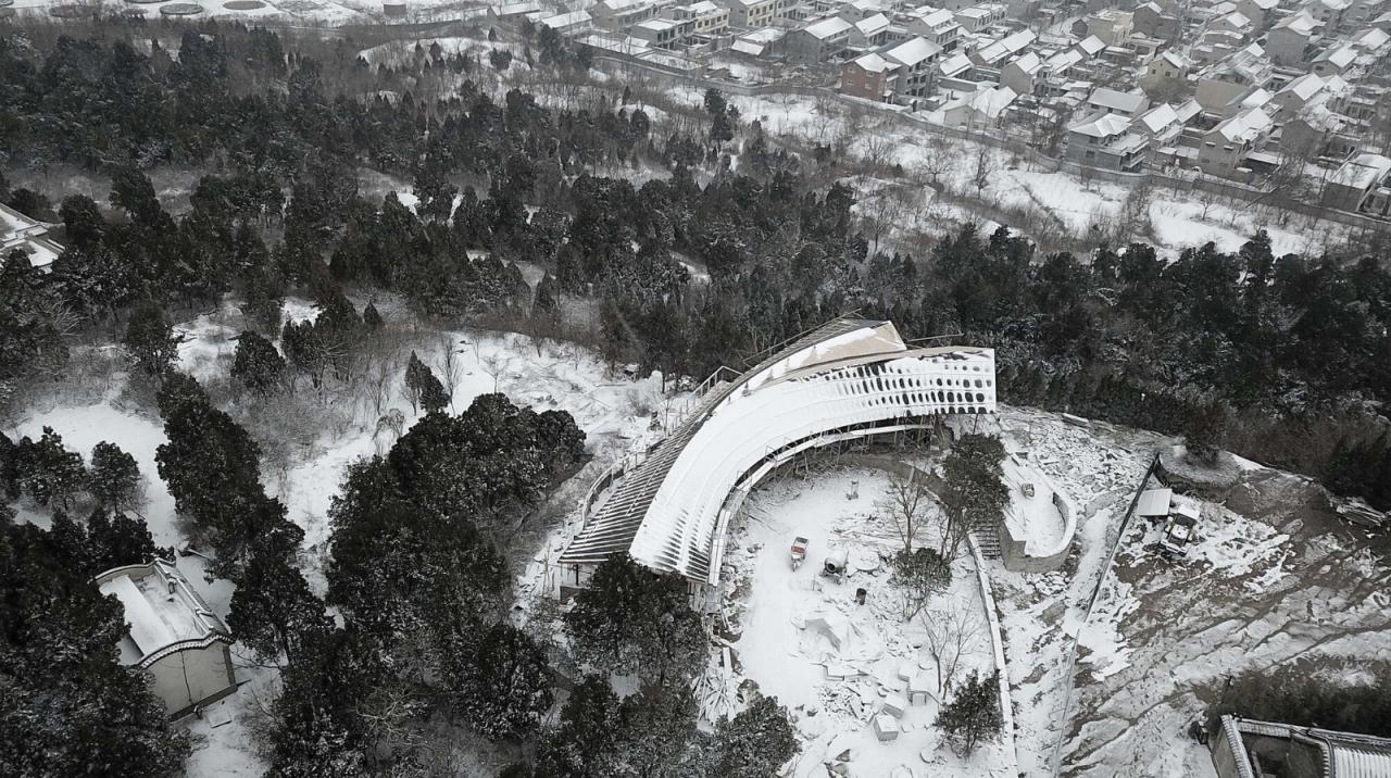 BIM建筑|咕咕来仪,大伾山悬崖驿站 / 繁星建筑工作室 BIM建筑|咕咕来仪,大伾山悬崖驿站 / 繁星建筑工作室