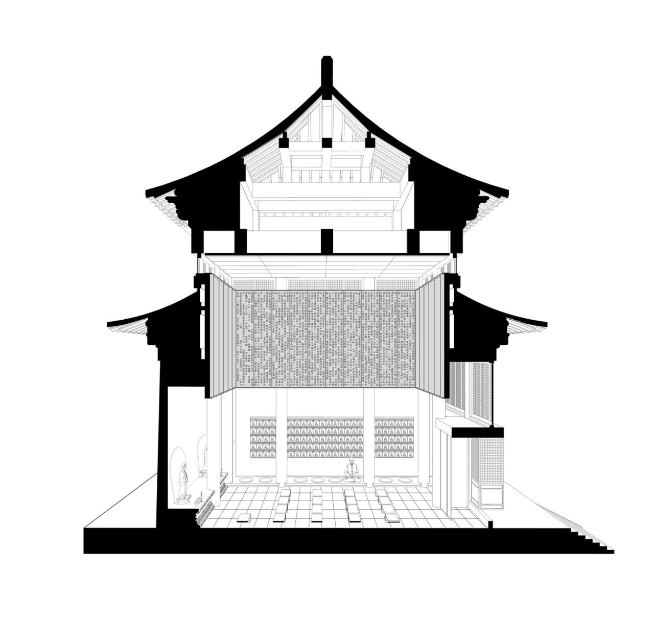 BIM建筑|祖山济心寺·木佛博物馆 /建筑营设计工作室 BIM建筑|祖山济心寺·木佛博物馆 /建筑营设计工作室