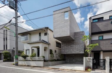 BIM建筑|错层悬挑结构,Shimouma住宅 / I.R.A.-BIM建筑网