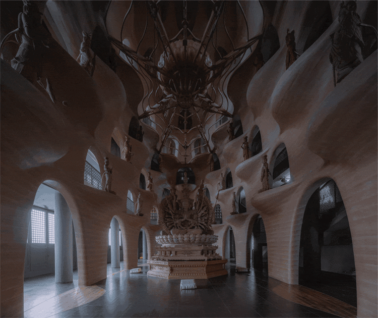 BIM建筑|祖山济心寺·木佛博物馆 /建筑营设计工作室 BIM建筑|祖山济心寺·木佛博物馆 /建筑营设计工作室