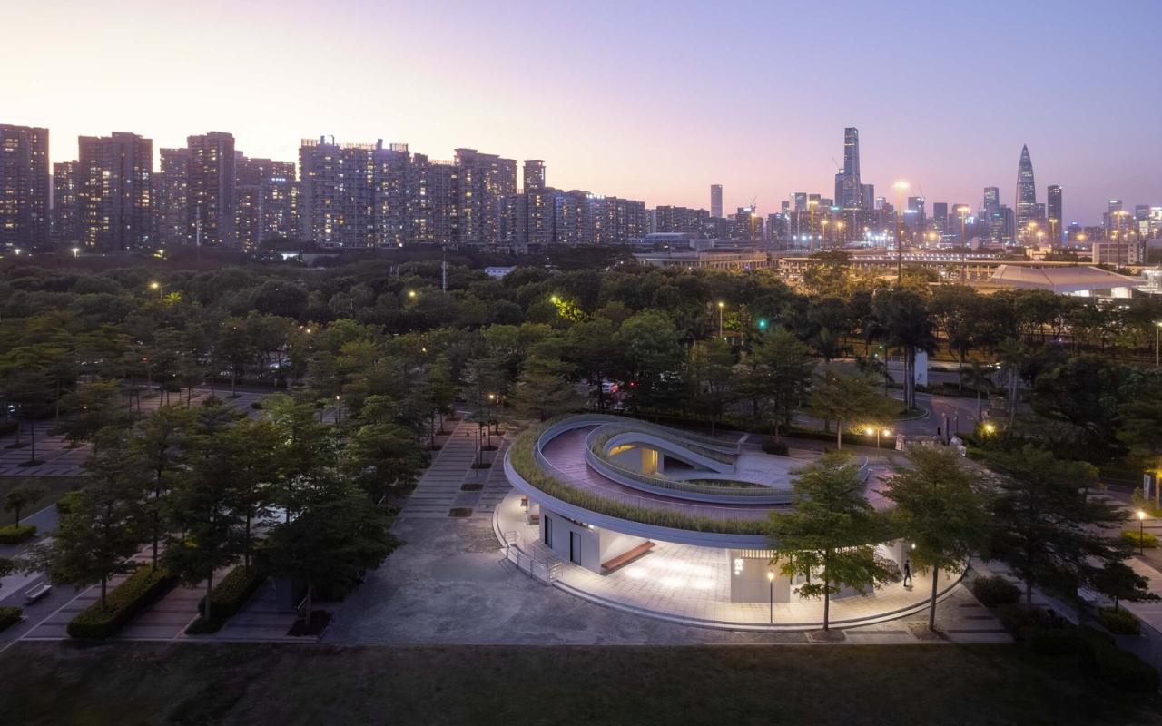 BIM建筑|深圳湾公园海风运动广场公厕设计 / CCDI 21设计工作室 BIM建筑|深圳湾公园海风运动广场公厕设计 / CCDI 21设计工作室