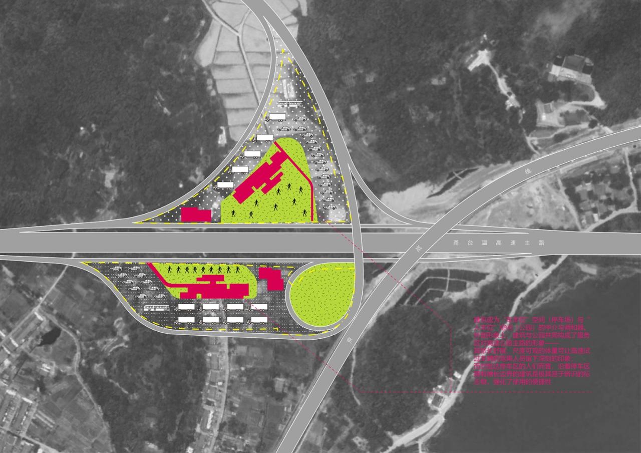 BIM建筑|瞬间公园 INSTANT PARK:甬台温高速公路改扩建工程院桥服务区设计方案 / 也似建筑 BIM建筑|瞬间公园 INSTANT PARK:甬台温高速公路改扩建工程院桥服务区设计方案 / 也似建筑