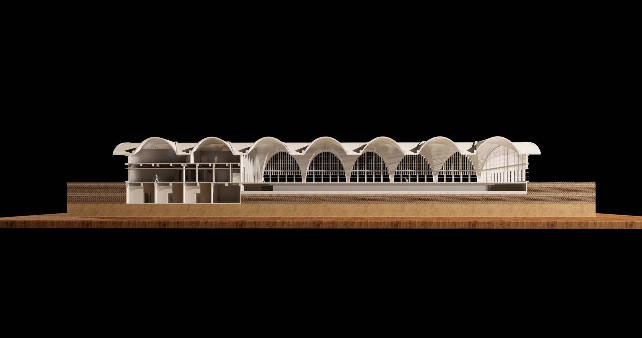BIM建筑|东南大学游泳馆 / 周琦工作室 BIM建筑|东南大学游泳馆 / 周琦工作室
