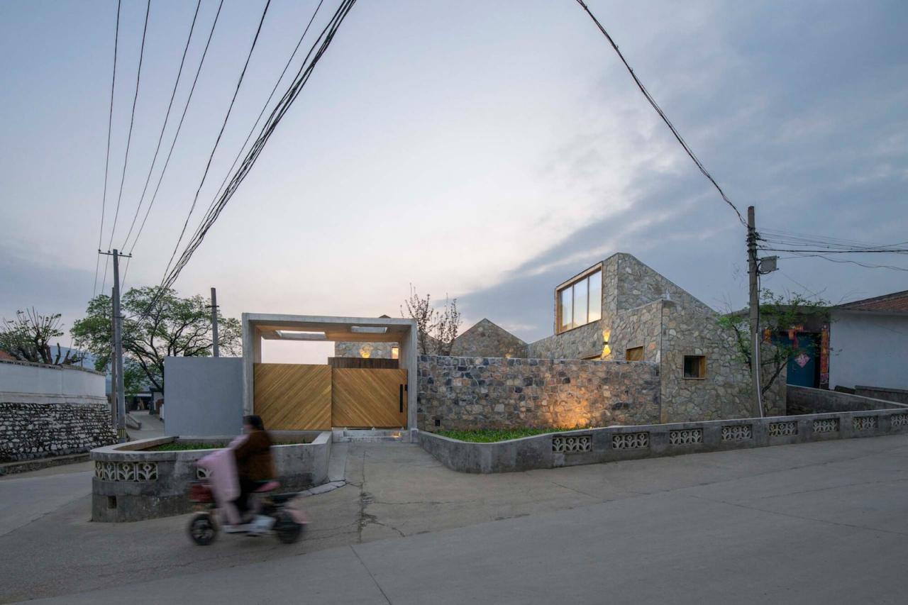 BIM建筑|折山院,西邵渠民宿接待中心 / MAT超级建筑事务所 BIM建筑|折山院,西邵渠民宿接待中心 / MAT超级建筑事务所