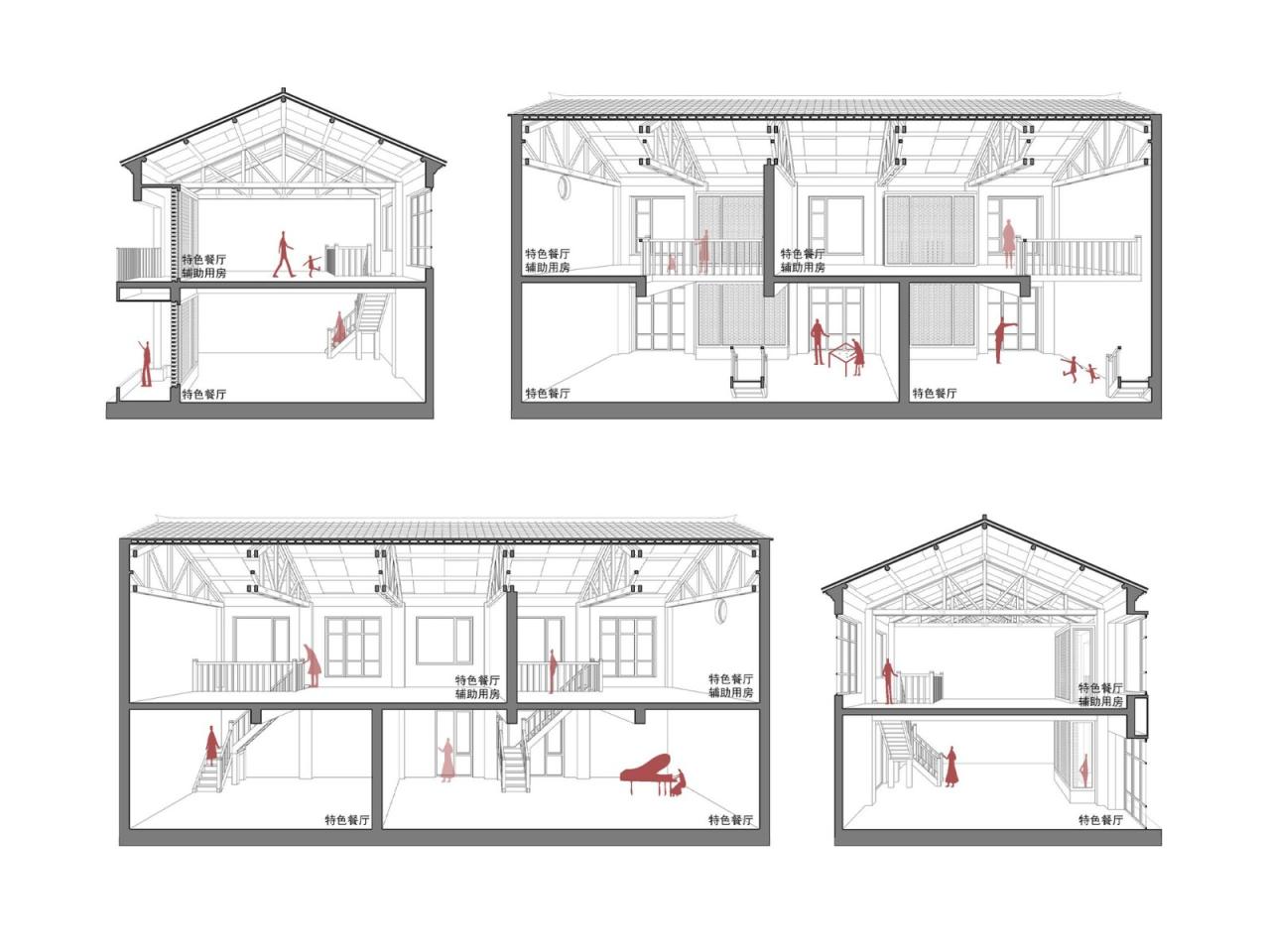 BIM建筑|旌德水街更新改造 / 未形建筑 BIM建筑|旌德水街更新改造 / 未形建筑