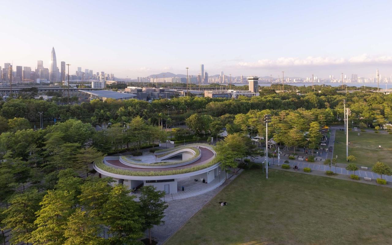 BIM建筑|深圳湾公园海风运动广场公厕设计 / CCDI 21设计工作室 BIM建筑|深圳湾公园海风运动广场公厕设计 / CCDI 21设计工作室