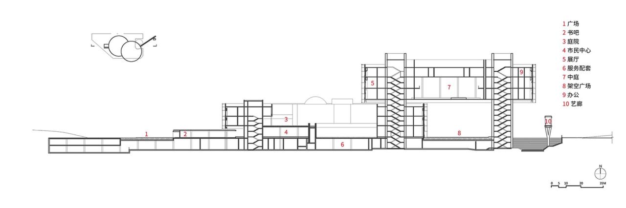BIM建筑|南京江北市民中心 / MENG建筑创作院 BIM建筑|南京江北市民中心 / MENG建筑创作院