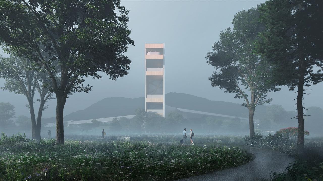 BIM建筑|瞬间公园 INSTANT PARK:甬台温高速公路改扩建工程院桥服务区设计方案 / 也似建筑 BIM建筑|瞬间公园 INSTANT PARK:甬台温高速公路改扩建工程院桥服务区设计方案 / 也似建筑