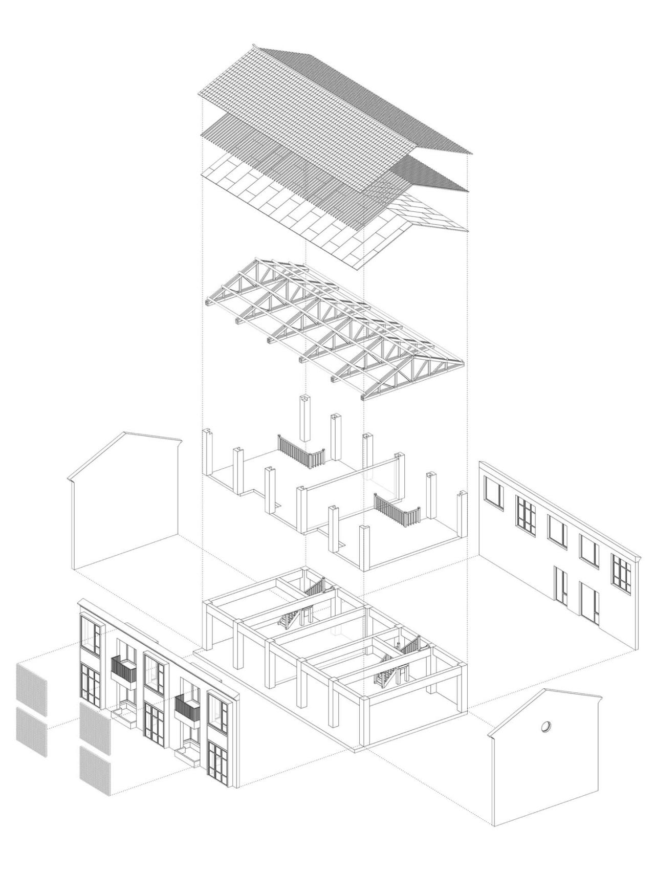 BIM建筑|旌德水街更新改造 / 未形建筑 BIM建筑|旌德水街更新改造 / 未形建筑