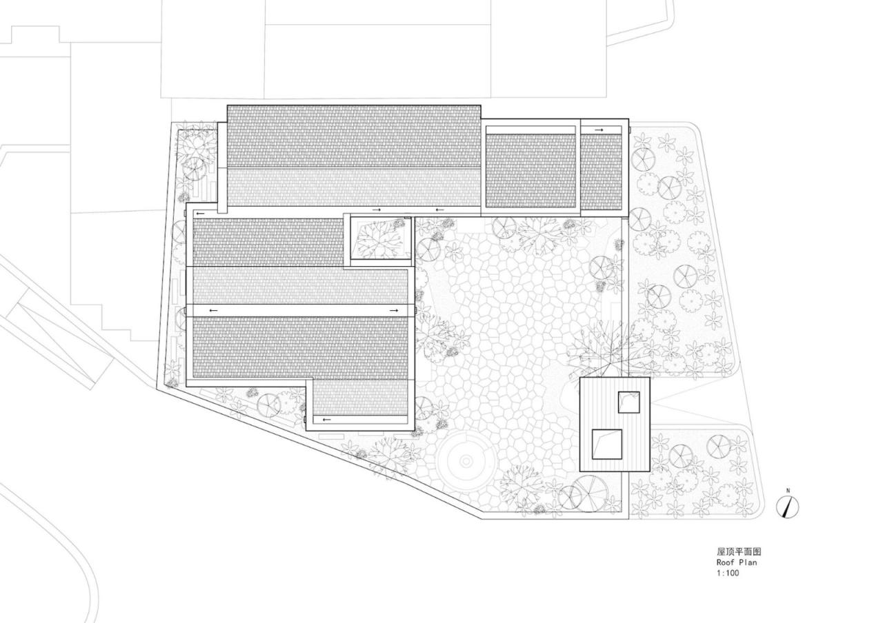 BIM建筑|折山院,西邵渠民宿接待中心 / MAT超级建筑事务所 BIM建筑|折山院,西邵渠民宿接待中心 / MAT超级建筑事务所