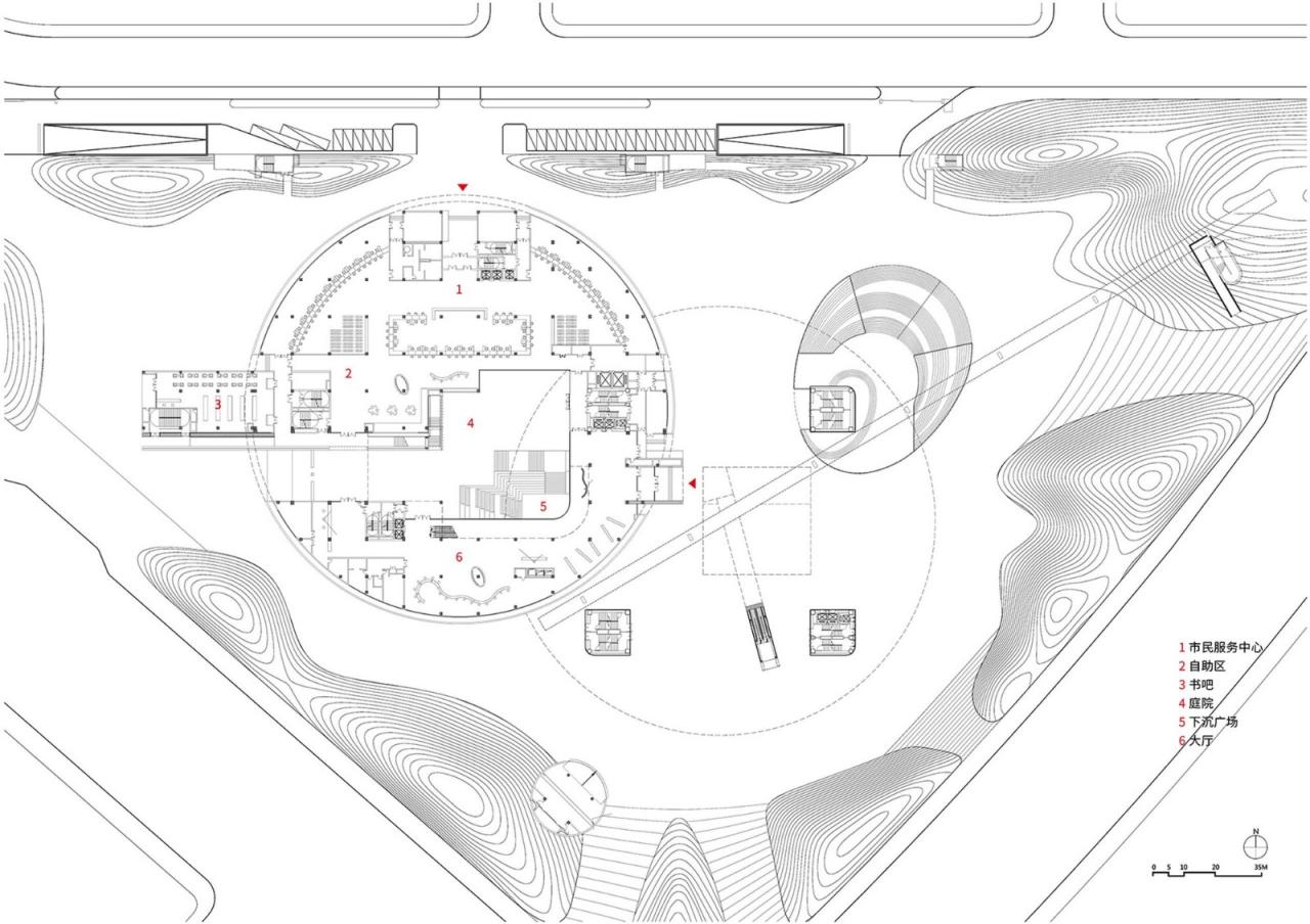 BIM建筑|南京江北市民中心 / MENG建筑创作院 BIM建筑|南京江北市民中心 / MENG建筑创作院