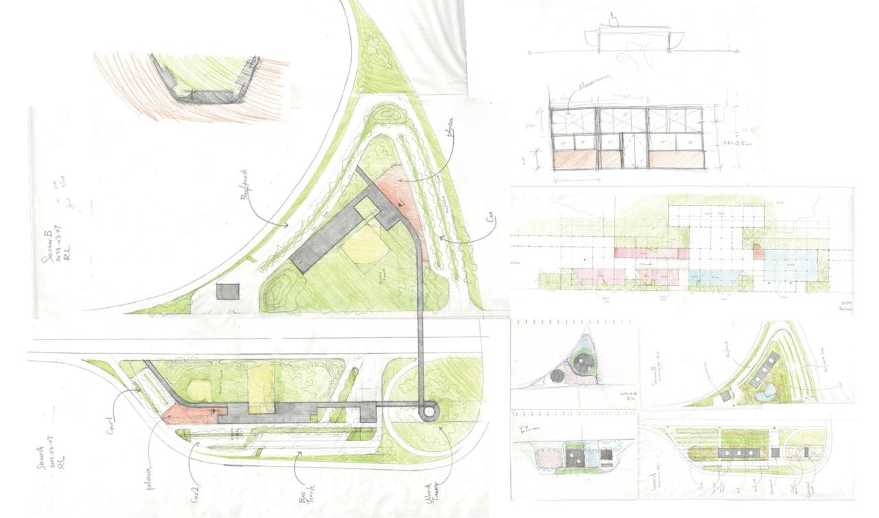 BIM建筑|瞬间公园 INSTANT PARK:甬台温高速公路改扩建工程院桥服务区设计方案 / 也似建筑 BIM建筑|瞬间公园 INSTANT PARK:甬台温高速公路改扩建工程院桥服务区设计方案 / 也似建筑