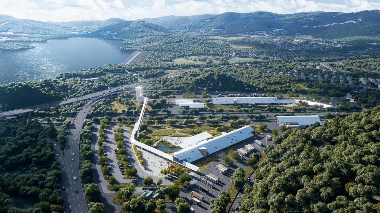 BIM建筑|瞬间公园 INSTANT PARK:甬台温高速公路改扩建工程院桥服务区设计方案 / 也似建筑 BIM建筑|瞬间公园 INSTANT PARK:甬台温高速公路改扩建工程院桥服务区设计方案 / 也似建筑
