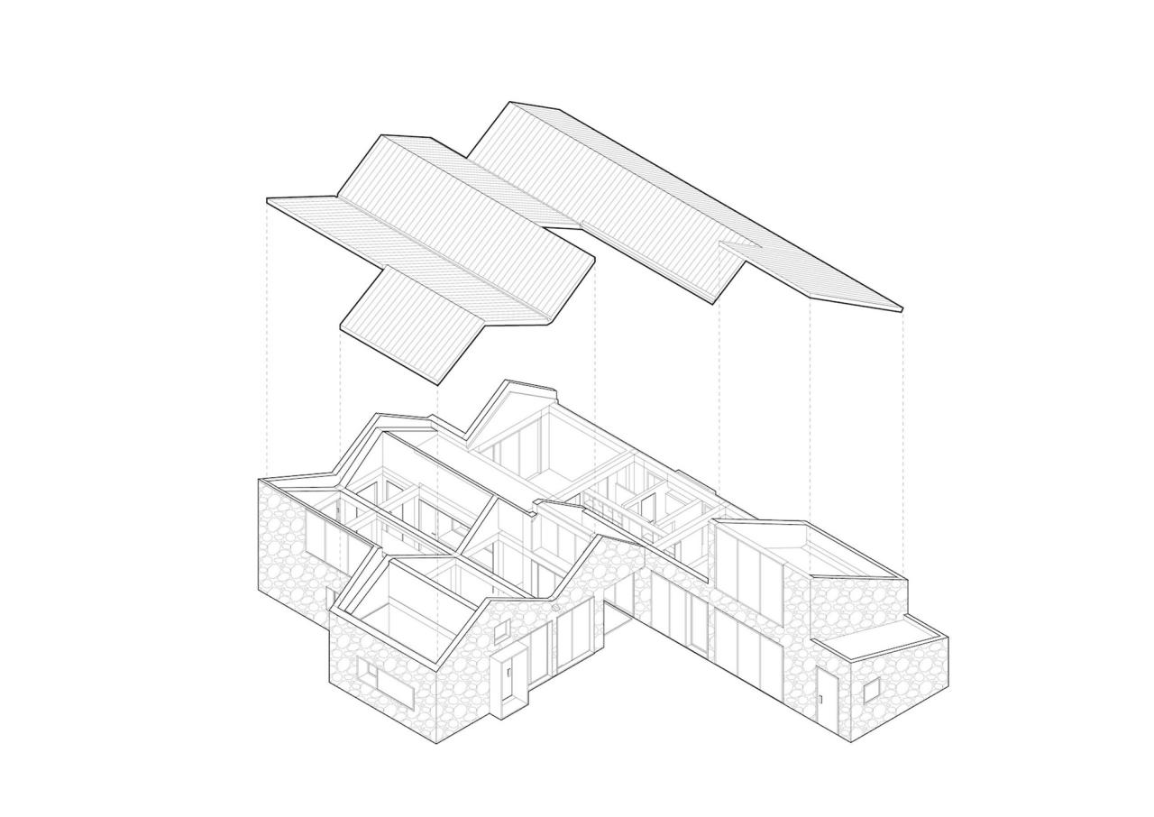 BIM建筑|折山院,西邵渠民宿接待中心 / MAT超级建筑事务所 BIM建筑|折山院,西邵渠民宿接待中心 / MAT超级建筑事务所