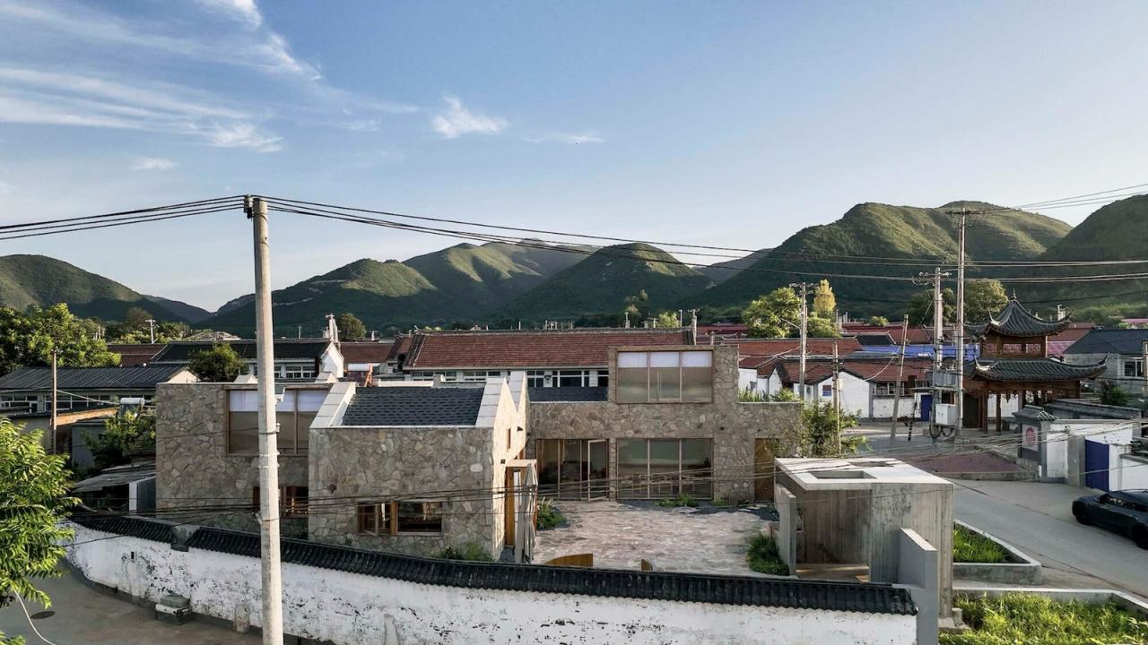 BIM建筑|折山院,西邵渠民宿接待中心 / MAT超级建筑事务所 BIM建筑|折山院,西邵渠民宿接待中心 / MAT超级建筑事务所
