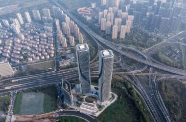 BIM建筑|钱江潮涌:杭州世茂智慧之门超高层城市综合体 / 姜平工作室-BIM建筑网