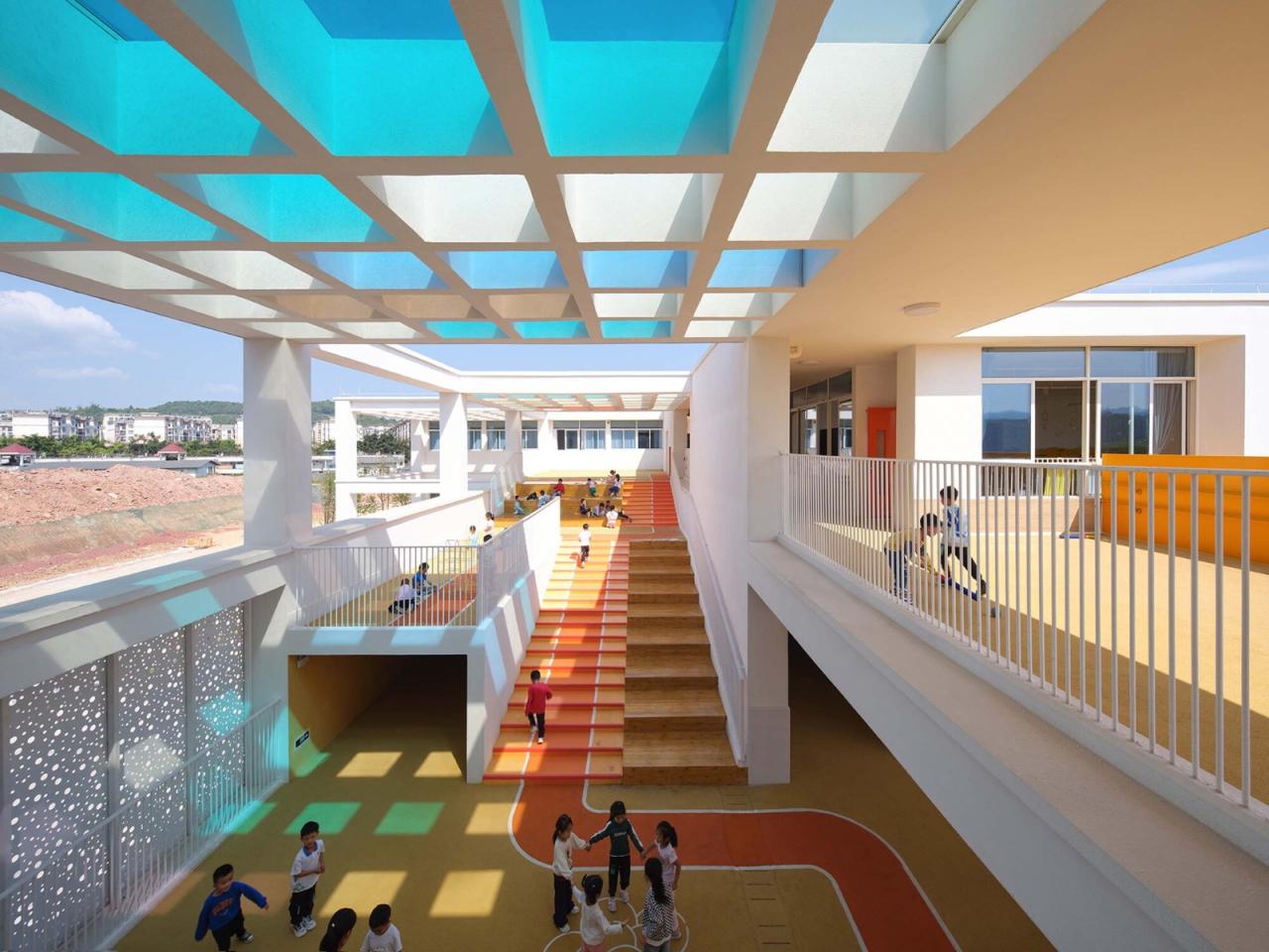 BIM建筑|普洱市思茅区小凤凰幼儿园 / 华南理工大学建筑设计研究院 陶郅工作室 BIM建筑|普洱市思茅区小凤凰幼儿园 / 华南理工大学建筑设计研究院 陶郅工作室