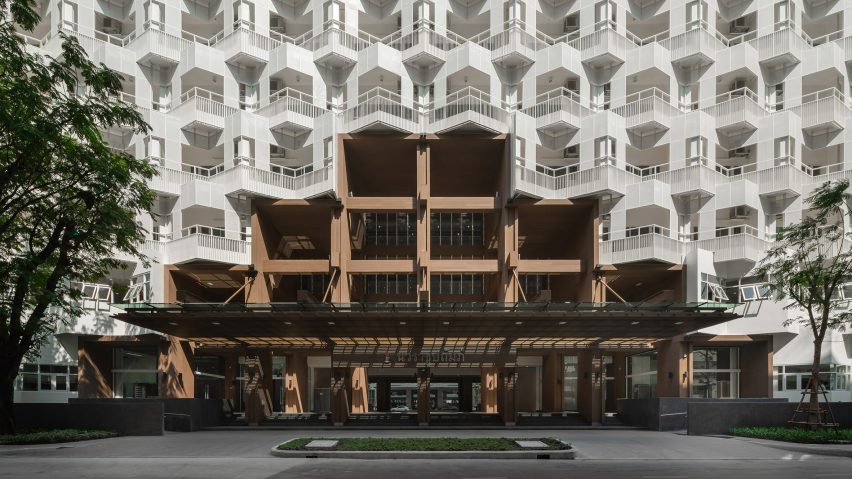 BIM建筑|泰国规划工作室设计立面曲折的公寓楼 BIM建筑|泰国规划工作室设计立面曲折的公寓楼